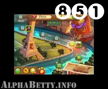 AlphaBetty Saga : Level 851 – Videos, Cheats, Tips and Tricks