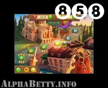 AlphaBetty Saga : Level 858 – Videos, Cheats, Tips and Tricks