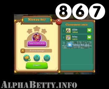 AlphaBetty Saga : Level 867 – Videos, Cheats, Tips and Tricks